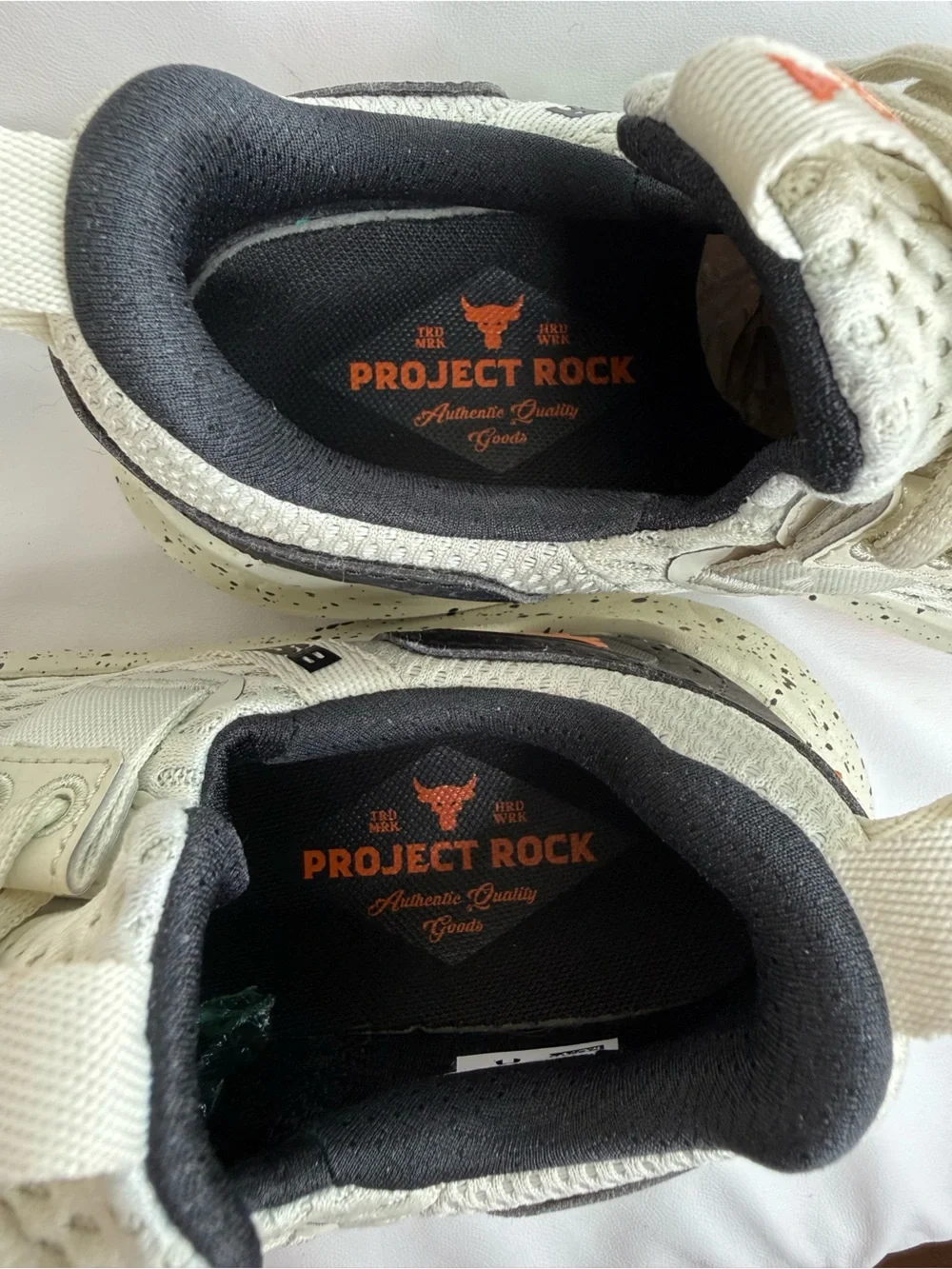 Under Armour Project Rock BSR 4 Training Shoes Sneakers Size 5 Y EUC - Picture 11 of 15